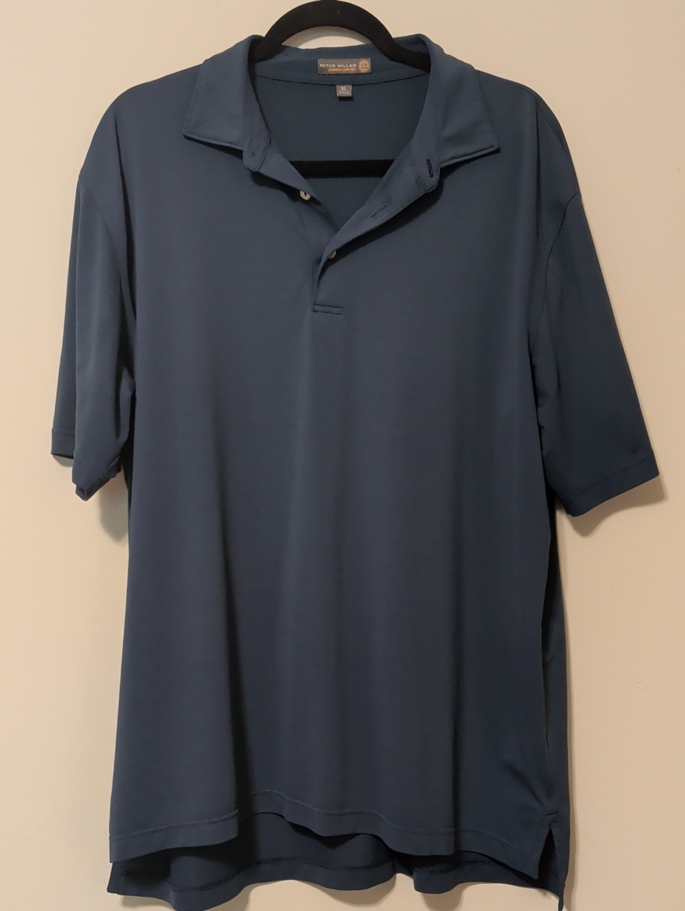 Peter Millar Slate Blue Performance Polo